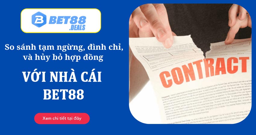 Những lưu ý khi ngừng hợp tác đại lý bet88